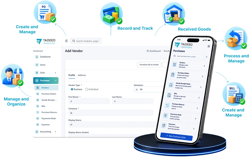 Tadeed Purchases Management Dashboard