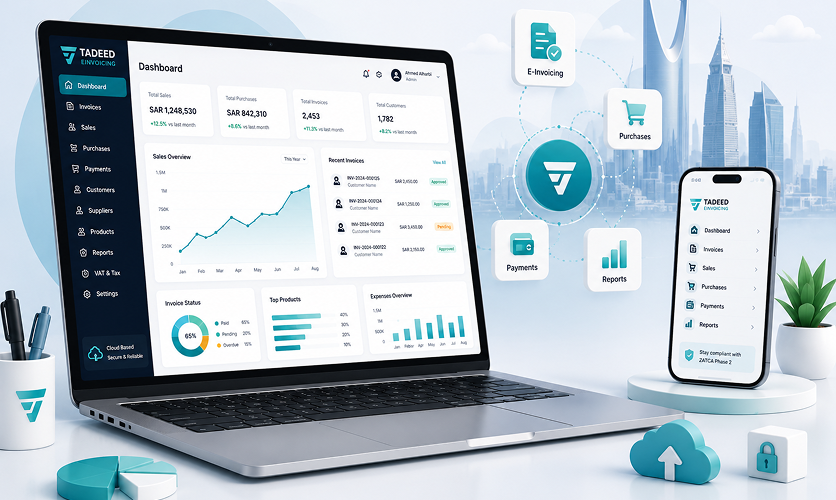 Tadeed accounting management dashboard