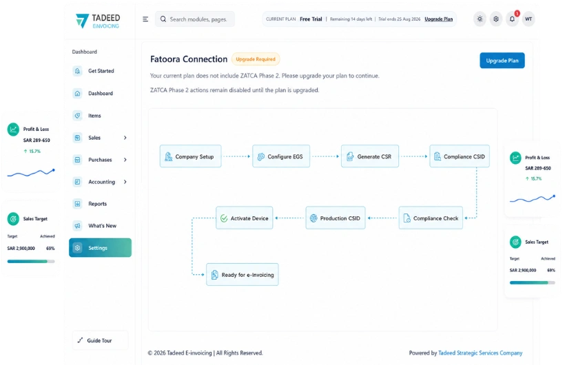 Tadeed VAT Management Dashboard